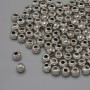 Findings – Insert Bead, Silver Metal Colour, Diameter 4x3.5mm+/-, Hole Diameter 1.6mm+/-, Pack 20g (~108pcs)