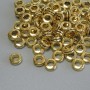 Bead Insert Finding, Gold Metal Colour, Diameter 6x2.5mm+/-, Hole 3.2mm+/-, Pack 20g (~77pcs)