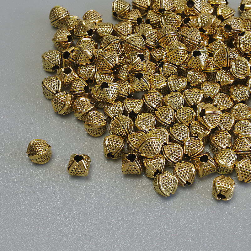 Findings Spacer Bead, Gold Colour Metal, Diameter 4x3.5mm+/- Hole 1.5mm+/-, Pack 20g (~130 pcs)