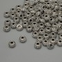 Findings Bead Spacer, silver metal colour, diameter 5x3mm +/-, hole diameter 1.8mm +/-, packaging 20g (~102 pcs)