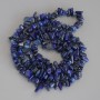 Lapis Lazuli Chip Beads, diameter 7-13x2-5mm+-, length 78cm+- on nylon thread
