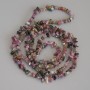 Tourmaline Chip Beads, diameter 4-8x2-4mm+/-, length 80cm+/- on fishing line