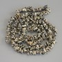 Dalmatian Jasper Chip Beads, diameter 7-13x2-4mm+/-, length 80cm+/- on fishing line