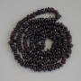 Garnet Chip Beads on fishing line, diameter 5-8x2-4mm+-, length 80cm+-
