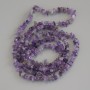 Amethyst Chip Beads, diameter 4-7x3mm+/-, length 78cm+/- on fishing line