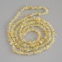 Citrine Chip Beads, Diameter 5-8x3mm+/-, Length 78cm+/- on Fishing Line