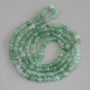 Jade Chip Beads, Diameter 5-11x4mm+/-, Length 80cm+/- on Fishing Line