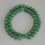 Jade Beads, Smooth Round, Diameter 8mm+/-, Length 38cm+/- on Fishing Line
