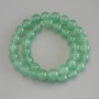 Jade Beads, Smooth Round, Diameter 10mm+/-, Length 38cm+/- on Fishing Line