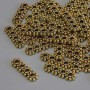 Row Spacer Finding, Gold Metal Colour, 16x5x2mm+/- Diameter, 2mm+/- Hole, 20g Pack (~36 pcs)