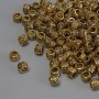 Findings Bead Spacer, Gold Metal Colour, Diameter 4x3mm +/-, Hole 2.5mm +/-, Pack 20g (~155pcs)