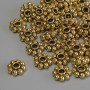 Findings Spacer Bead, Metal Colour Gold, Diameter 8x3mm+/- Hole Diameter 2.2mm+/- Packing 20g (~43pcs)