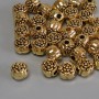 Findings Spacer Bead Flower, Metal Colour Gold, Diameter 6x5mm+/- Hole Diameter 1.9mm+/- Packing 20g (~32pcs)