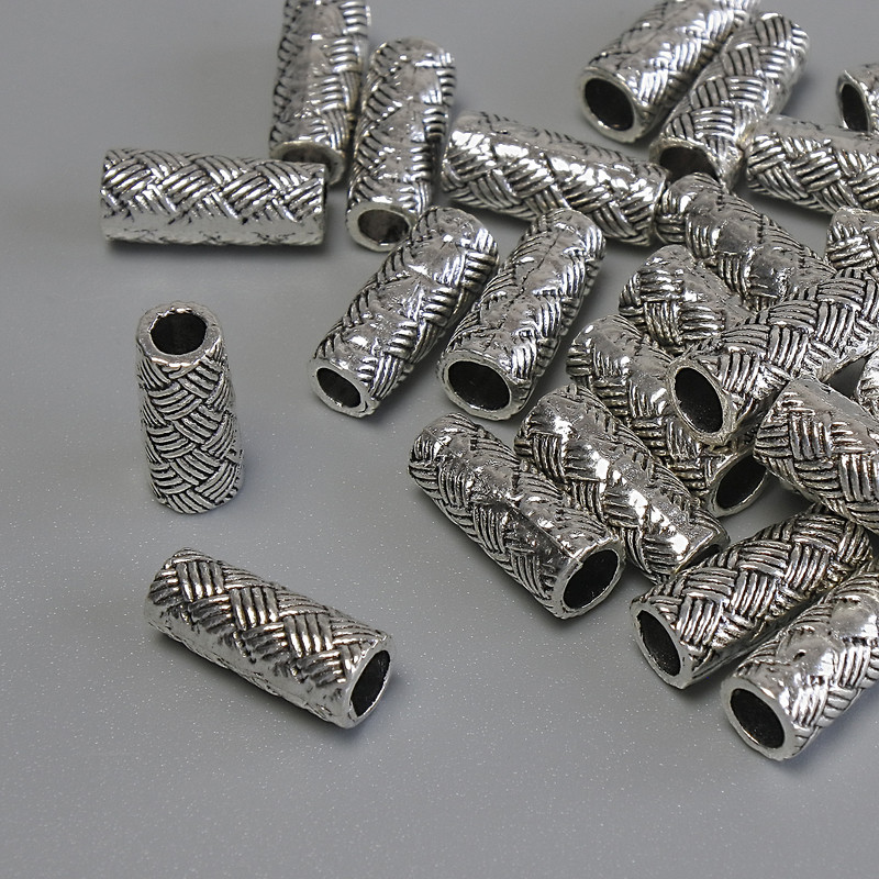 Findings Rondelle Spacer Bead, Silver Metal Colour, 12x5mm+/- Diameter, 3mm+/- Hole, 20g Pack (~30pcs)