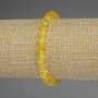 Citrine Bracelet, faceted beads, diameter 7x7mm+-, length 18cm+- stretch