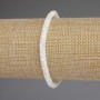 Mother-of-Pearl Rondelle Bracelet, diameter 5x4mm+-, length 18cm stretch