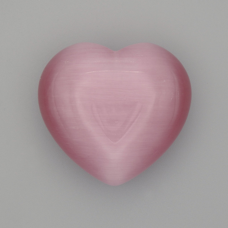 Cat's Eye Heart Souvenir Stone 38x40x20mm+