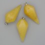 Pendulum Pendant Citrine 38x28x14mm+