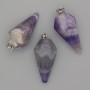 Pendulum Pendant Amethyst 38x28x14mm+