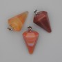 Pendulum Pendant Carnelian 28x20x14mm+