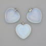 Moonstone Heart Pendant 20x20x25mm+