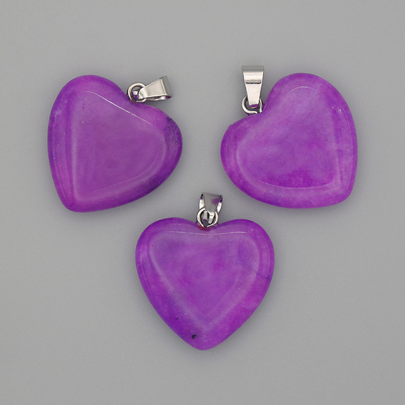 Tourmaline Heart Pendant 20x20x25mm+