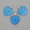 Pendant Heart Aquamarine 20x20x25mm+