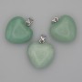 Pendant Heart Jade 20x20x25mm+
