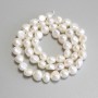 River Pearl Beads, Diameter 7-8x6-7mm +/- on a Strand, Length 36cm+