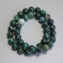 Agate Beads Smooth Round, diameter 10mm+/- on fishing line, length 38cm+
