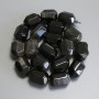 Silver Obsidian Beads, Faceted, 20x14mm+/- on Thread, Length 38cm+