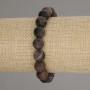 Agate Smooth Ball Bracelet, diameter 10mm+-, length 18cm +- stretch