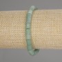 Jade Cylinder Bracelet, diameter 6x6mm+-, length 18cm +- stretch