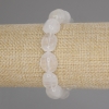 Rock Crystal Tumbled Bead Bracelet, Diameter 13-15x12-13mm+-, Length 18cm +- Stretch