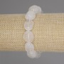 Rock Crystal Tumbled Bead Bracelet, Diameter 13-15x12-13mm+-, Length 18cm +- Stretch