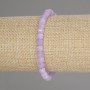 Lavender Amethyst Bracelet, faceted cube, diameter 5x5mm+-, length 18cm +- stretch