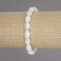 Mother-of-Pearl Grain Bracelet, Diameter 11x7.5mm+-, Length 18cm +- Stretch