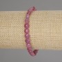 Tourmaline Faceted Coin Bracelet, diameter 6mm+-, length 18cm +- stretch
