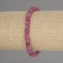 Tourmaline Faceted Cube Bracelet, diameter 5x5mm+-, length 18cm +- stretch