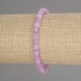 Kunzite Faceted Cube Bracelet, diameter 5x5mm+-, length 18cm +- stretch