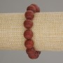 Carnelian Smooth Bead Bracelet, diameter 12mm+-, length 18cm +- stretch