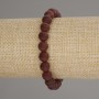 Carnelian Smooth Bead Bracelet, diameter 8mm+-, length 18cm +- stretch