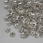 Bead Cap Finding, Silver Metal Colour, Diameter 5.5x1mm+/-, Hole Diameter 1.9mm+/-, Pack of 20g (~177pcs)