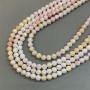 Czech Crystal Beads, Pink Multicolour, Faceted Round on Thread, Diameter 8mm +/-, Length 38cm +
