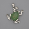 Toad Pendant Agate 29x28mm+-, length 37mm+