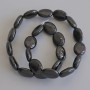 Agate Oval Beads, diameter 18x13mm+/-, strung on fishing line, length 40cm+