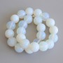 Moonstone Smooth Round Beads, diameter 15.5mm+/-, strung on fishing line, length 38cm+