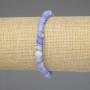 Frosty Agate Smooth Round Bead Bracelet 6mm+/-, length 18cm+/-, stretch