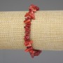 Coral Chip Bracelet 7-12x3-5mm+-, length 18cm+- stretch