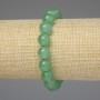 Jade Smooth Bead Bracelet 10mm+-, length 18cm+- stretch
